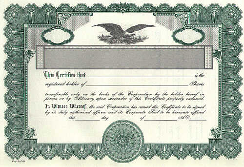 StockCertificate StockCertificate